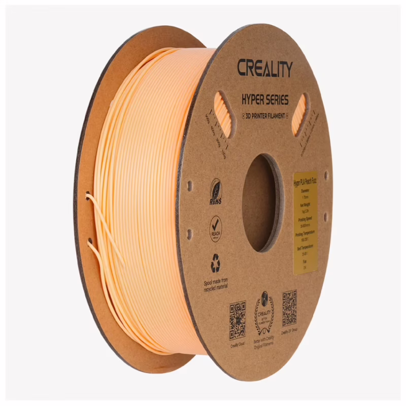 Пластик для 3D-принтера Creality PLA Hyper 1кг, 1.75мм, Peach Fuzz (3301010414)