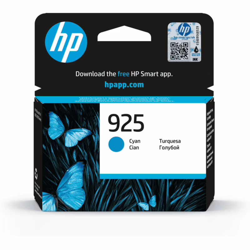 Картридж HP 925 Cyan 400ст (4K0V6PE)