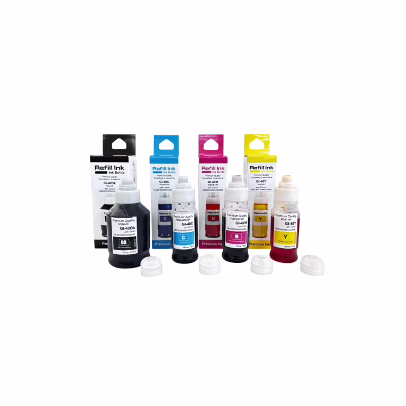 Чернила Premium Quality Canon GI-40 SET B170ml, C/M/Y 70ml (70264941)