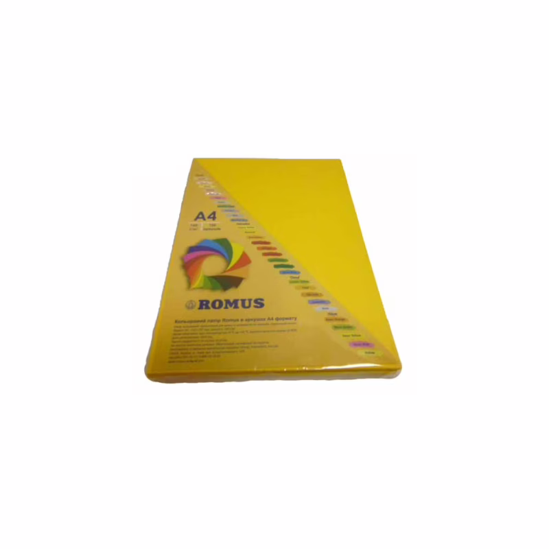 Бумага Romus A4 80 г/м2 100c, yellow sunny (R50836)
