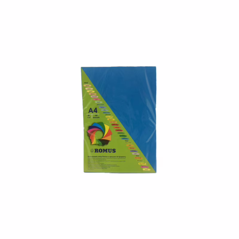 Бумага Romus А4 80 г/м2 100c, blue dark (R51383)