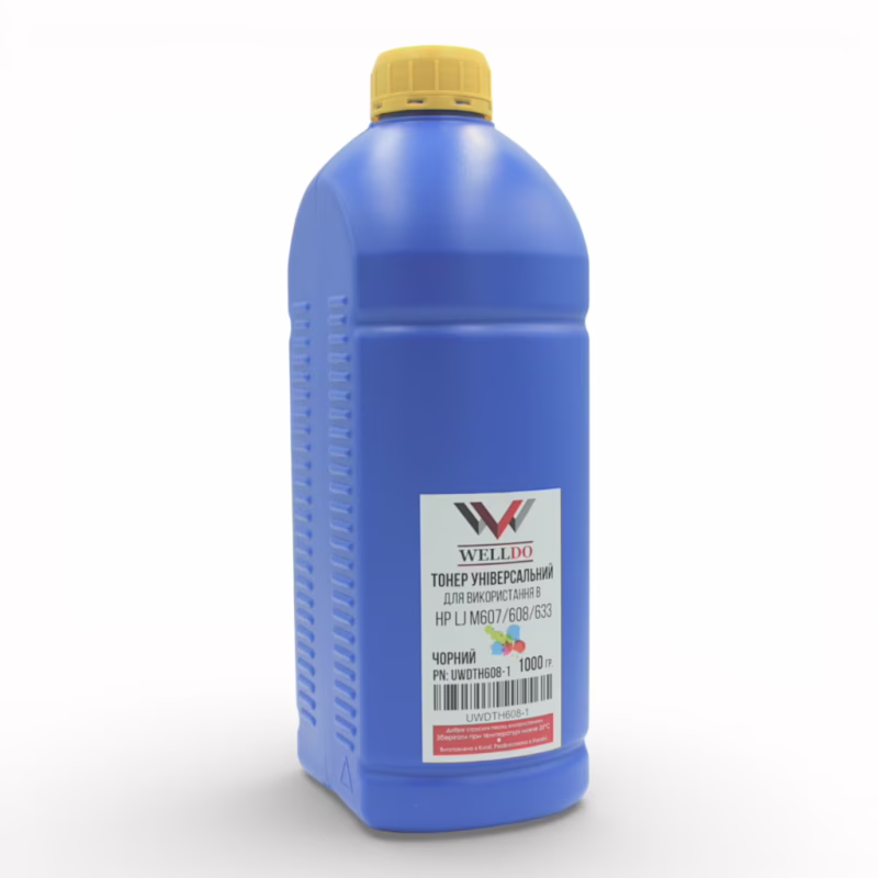 Тонер HP LJ Enterprise M607/608/609/Canon 056/056L/056H/057, фасовка 1kg Welldo (UWDTH608-1)