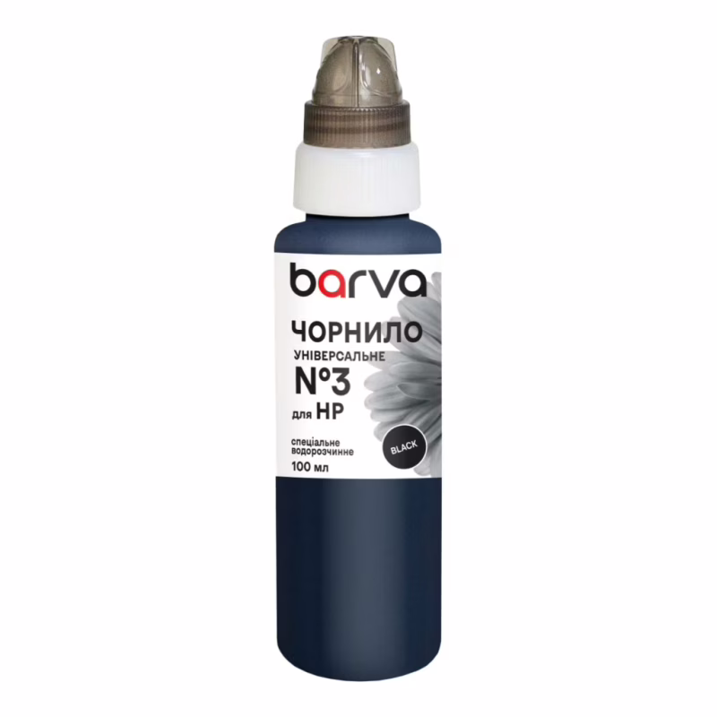 Чорнило Barva HP 3 100 мл, universal, black (HU3-364e)
