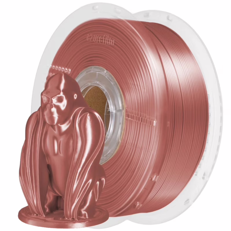 Пластик для 3D-принтера AzureFilm PLA SILK 1,75mm 1kg Dark Copper (FL171-8004)