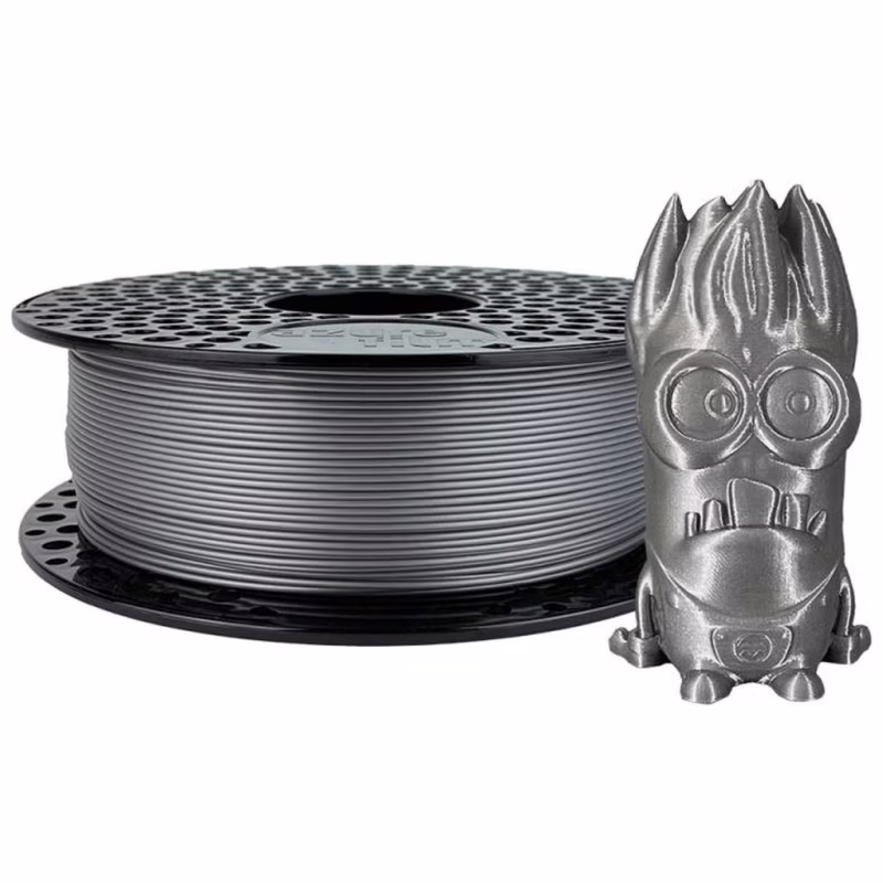Пластик для 3D-принтера AzureFilm PLA SILK 1,75mm 1kg Silver (FL171-9007)