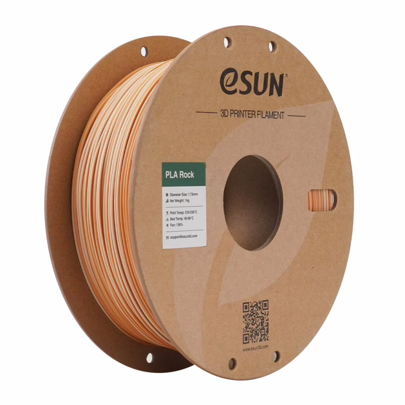 Пластик для 3D-принтера eSUN PLA Rock 1,75mm 1kg SANDSTONE (PLA-ROCK175O-SA1P1)