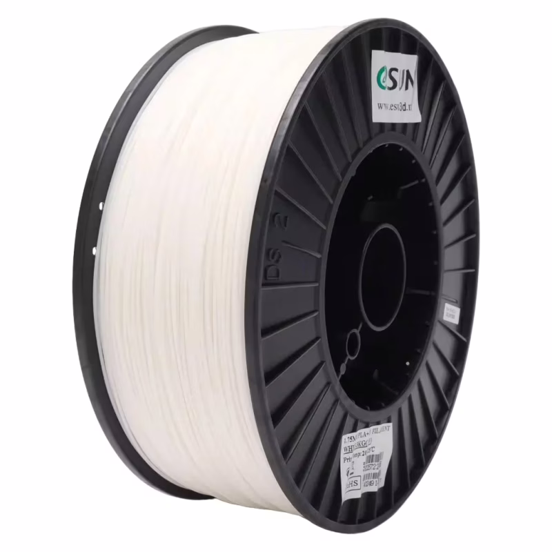Пластик для 3D-принтера eSUN PLA+ 1.75мм, 3кг White (PLA+175W3)