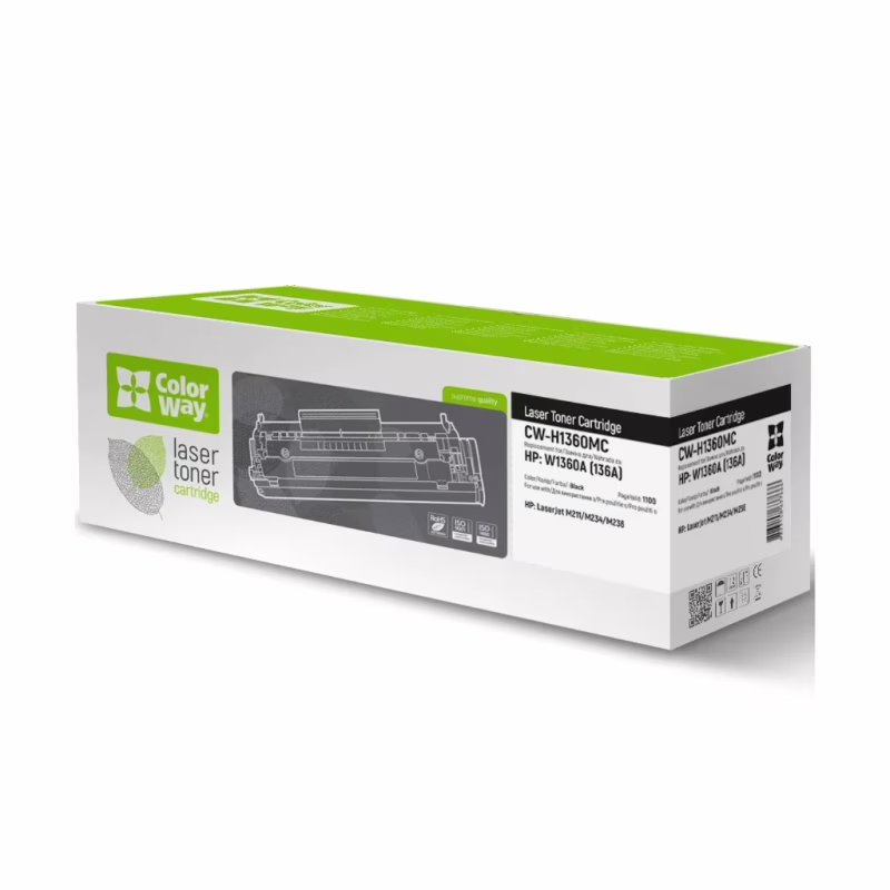 Картридж ColorWay HP W1360A LJ M211/M236 1,1K Black (CW-H1360MC)