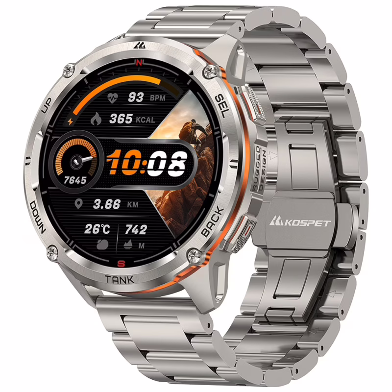 Смарт-годинник KOSPET Tank T3 ULTRA 2 SE SILVER (6974958251187)