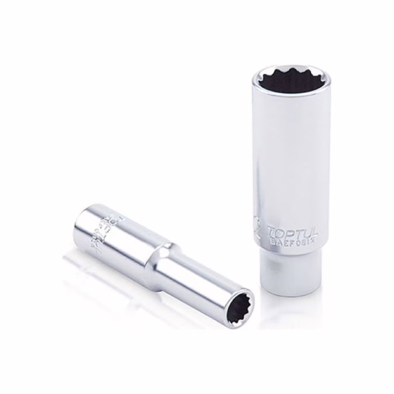Торцевая головка Toptul 1/4" 12-гранная длинная 7мм (BAEF0807)