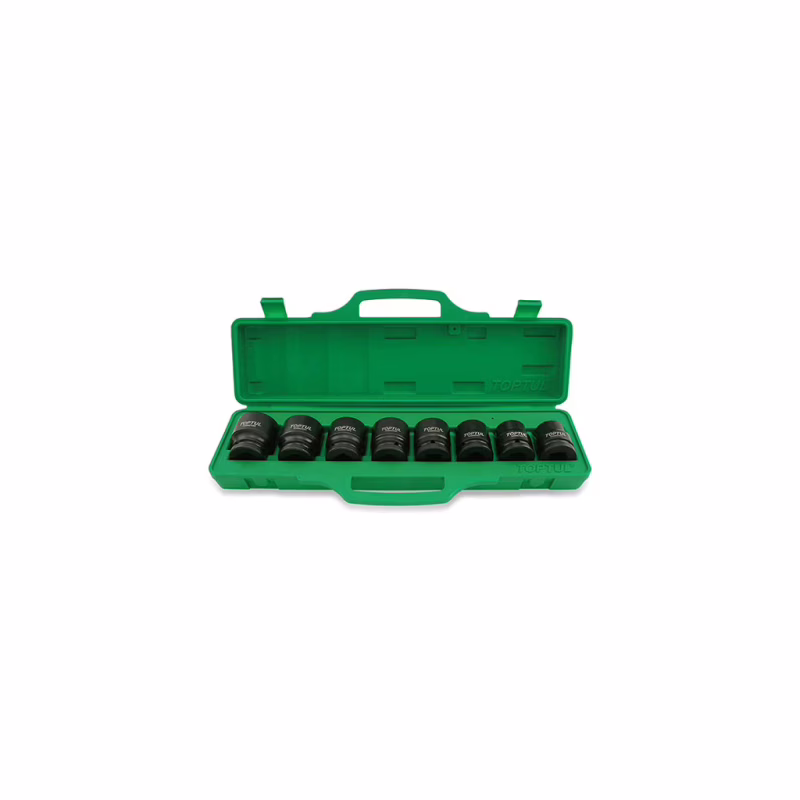 Набор торцевых головок Toptul ударных 3/4" 22-38мм 8шт. (GDAI0802)