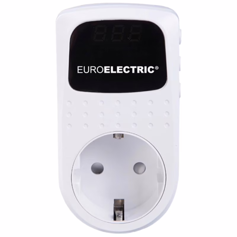 Реле напруги EUROELECTRIC 16А 3.5kW (AV) 150V-210V/230V-280V (RV-16A/3,5kW(AV))