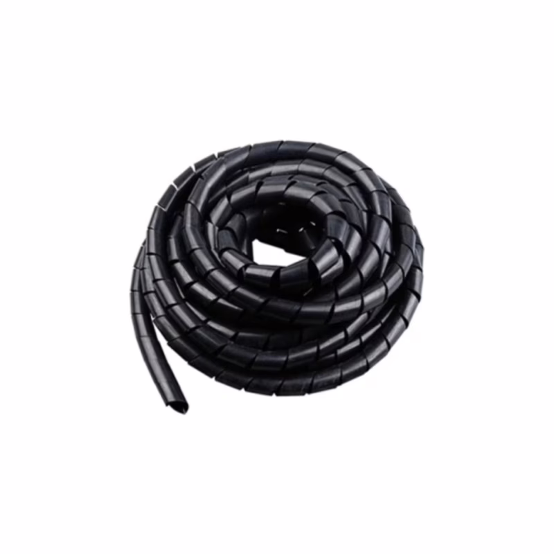 Органайзер для дротів спіральний, діаметр 6mm, довжина 15m, black Voltronic (YT-6-15B)