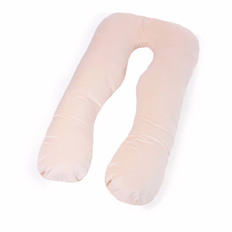 Подушка MirSon для беременных и отдыха Velvet Line №8019 U-образная Cream (2200006178514)