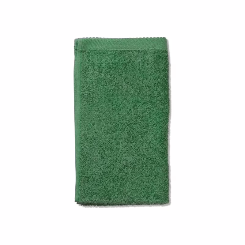 Рушник Kela махровий Ladessa, зелене листя, 70х140 см (24595) (00000026452)