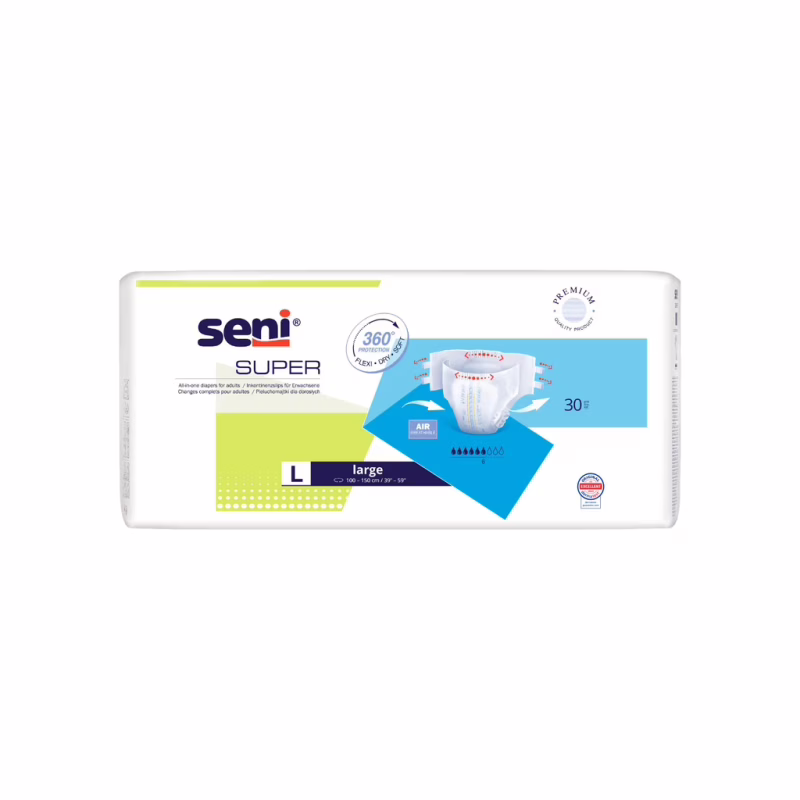 Підгузки для дорослих Seni Super Large 100-150 см 30 шт (5900516803766)