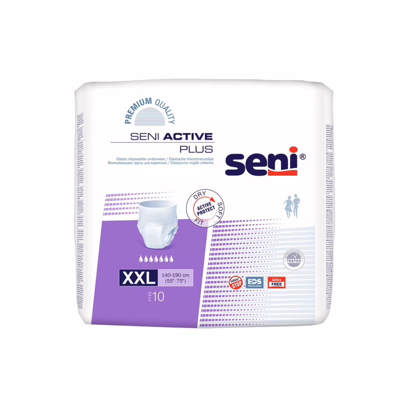 Подгузники для взрослых Seni Active Plus XX Large труси 140-190 см 10 шn (5900516801588)