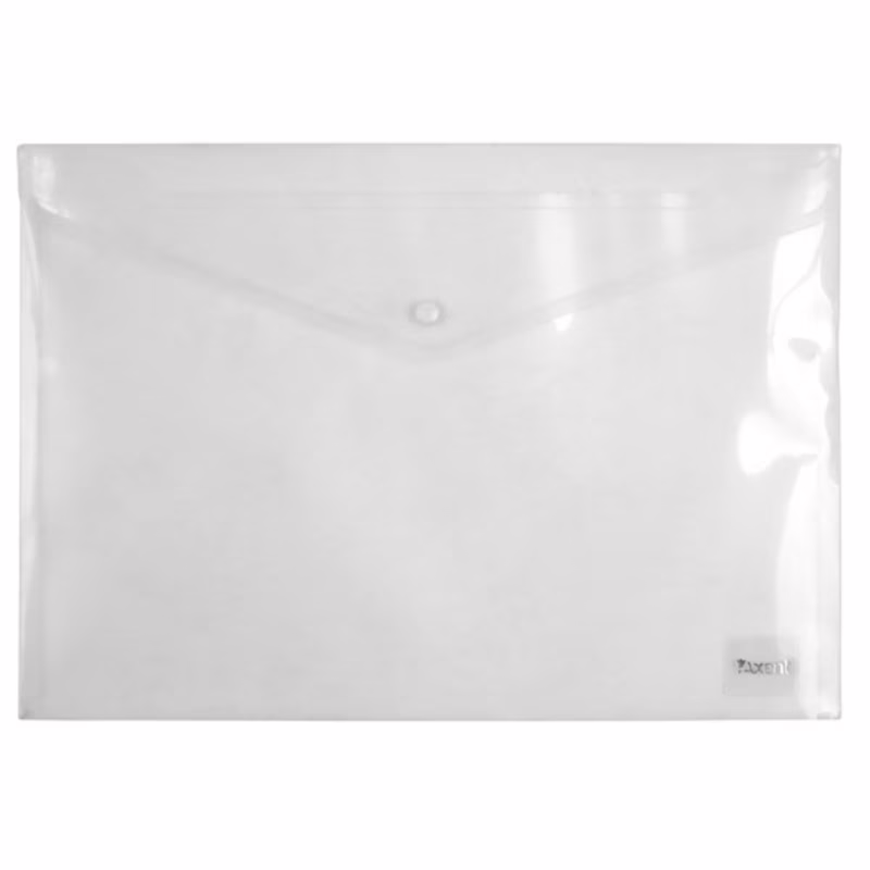 Папка - конверт Axent А4, glossy, transparent (1402-27-А)