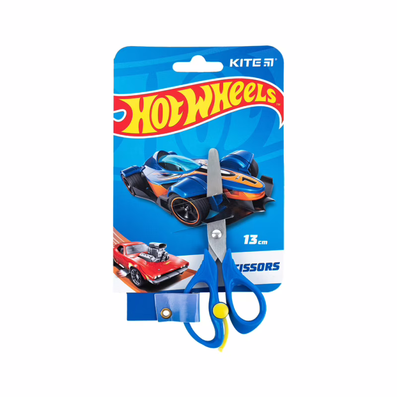 Ножницы Kite детские с пружиной Hot Wheels 13 см (HW24-129)