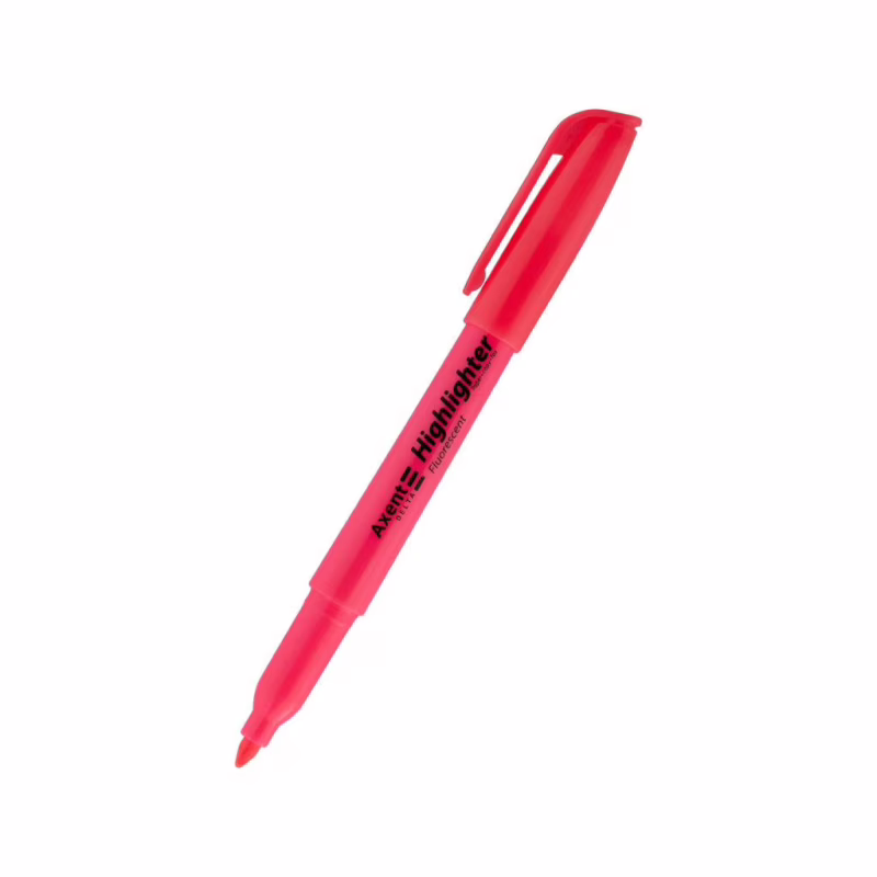 Маркер Axent Highlighter D2503, 2-4 мм клиноп. розовый (D2503-10)