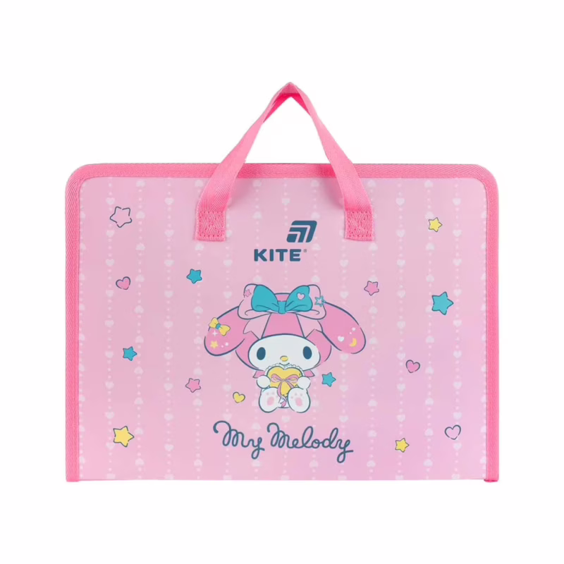 Папка - портфель Kite на блискавці A4 My Melody, 1 відділення (HK26-202)