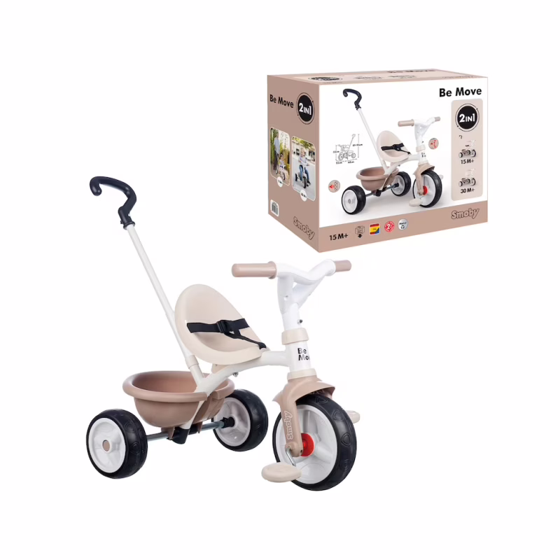 Дитячий велосипед Smoby Бі Муві. 2 в 1 Айворі (7600740338)