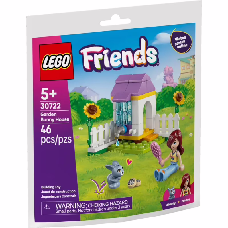 Конструктор LEGO Friends Садовая избушка для кролика (30722)