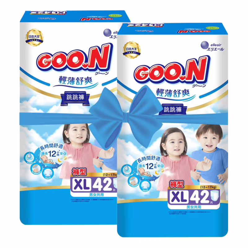 Підгузки GOO.N Slim & Comfortable Розмір 5 XL 12-17 кг 42 шт (21001093)