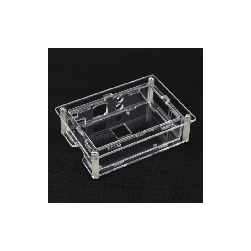 Корпус для Мікро ПК Raspberry Pi для PI4 прозорий (Acrylic, for 3.5 inch LCD) (RA575)