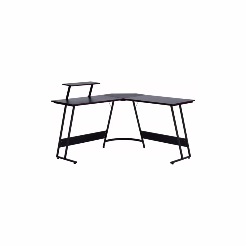 Компьютерный стол GT Racer T-1741 Black (T-1741 (130x130x45x73) Black)