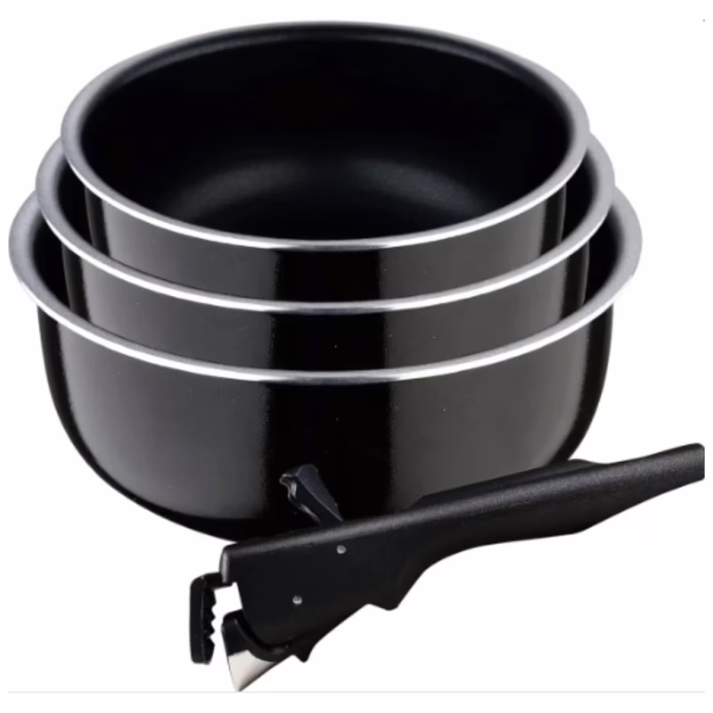Набор посуды Bergner Click&Cook ковші 16/18/20 см 4 предмета (BG-31608-BK)