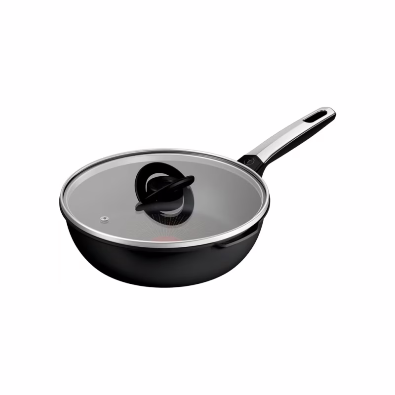 Сковорода Tefal Excellence Fusion з кришкою 24см чорний (G3388402)