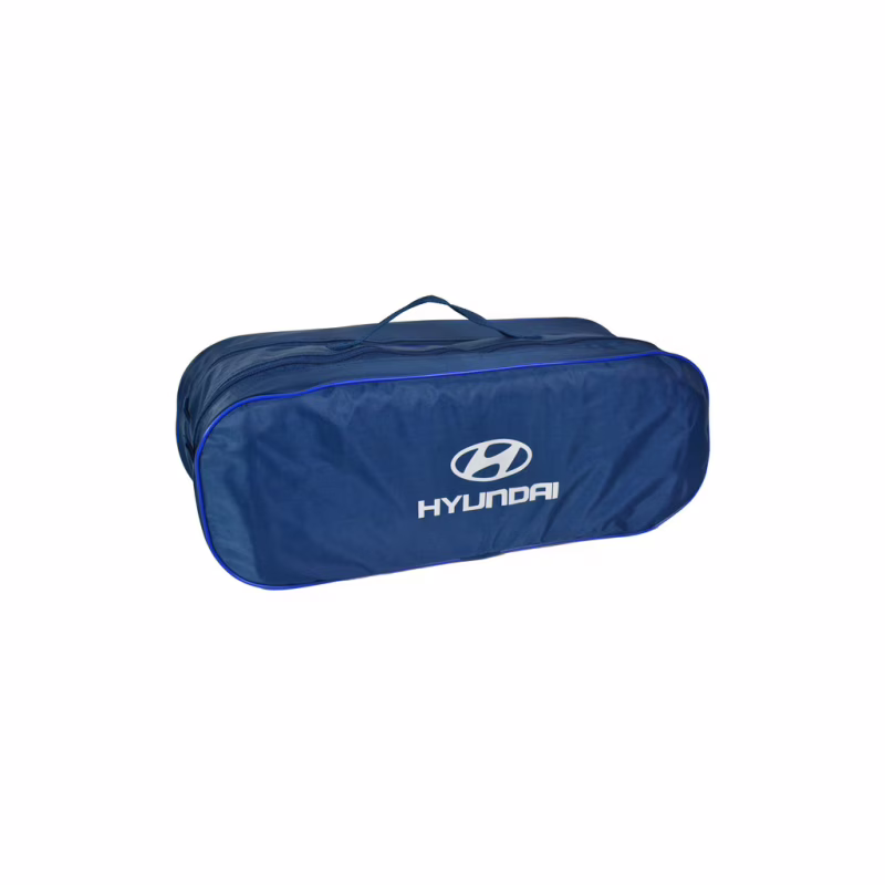 Сумка-органайзер Poputchik в багажник Hyundai синя (03-048-2Д)
