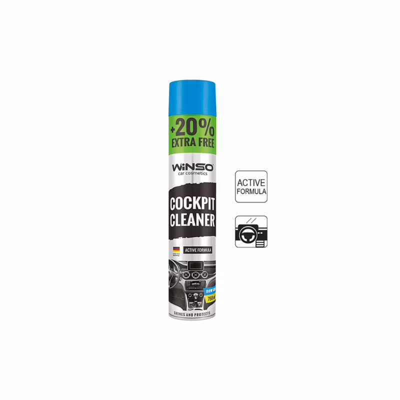 Автополироль WINSO Cockpit Cleaner нова машина 750ml (870570)