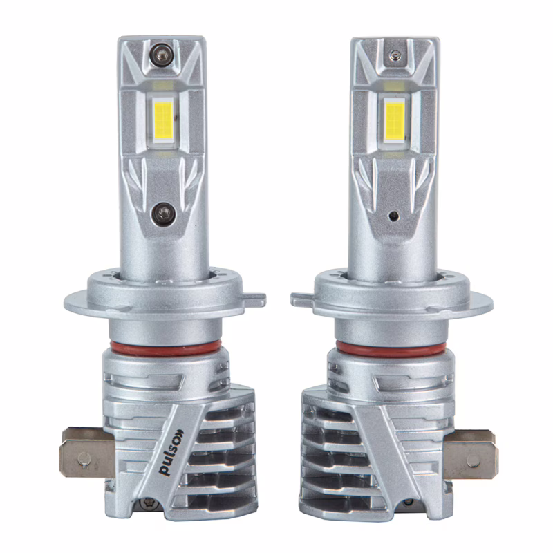 Автолампа PULSO LED-chips 7535/9-18v/2x28w/6000Lm/6500K (M6-H7)