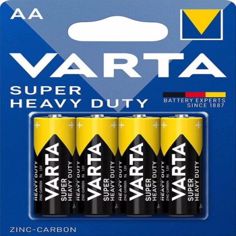 Батарейка Varta R6/AA /Super Heavy Duty / Блістер