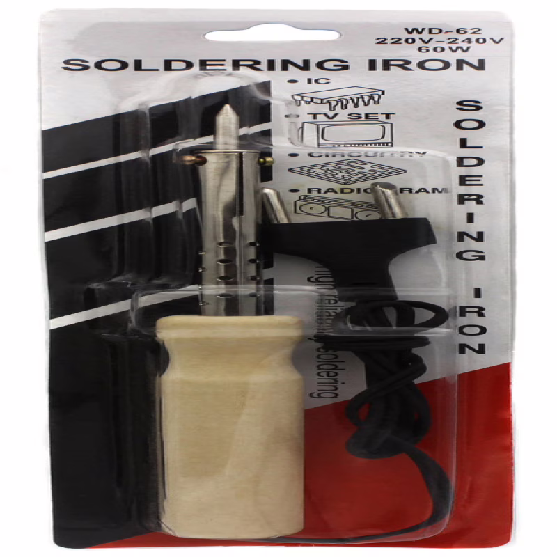 Паяльник Soldering iron WD-42 / Soron 40W з тонким жалом, дерев'яна ручка