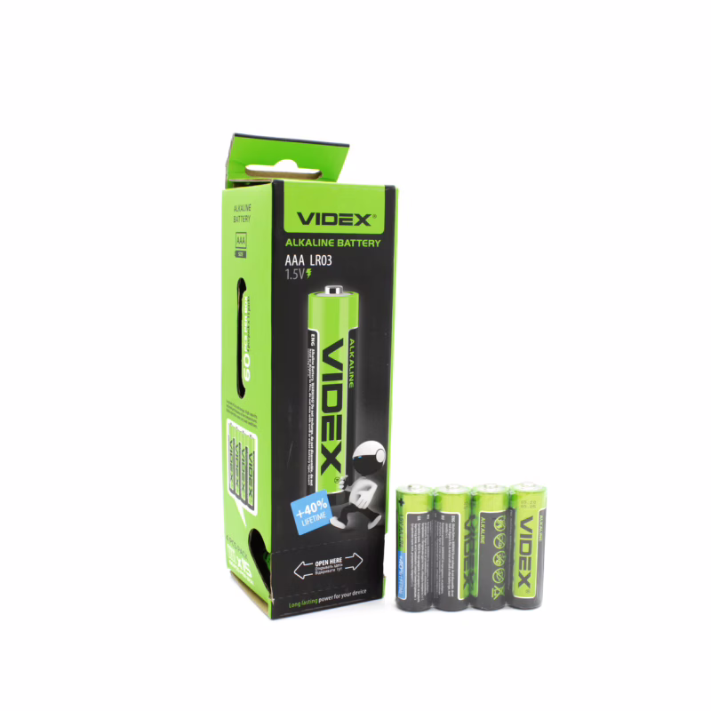 Батарейка Videx LR6/AA / Alkaline / 60шт. в пачке
