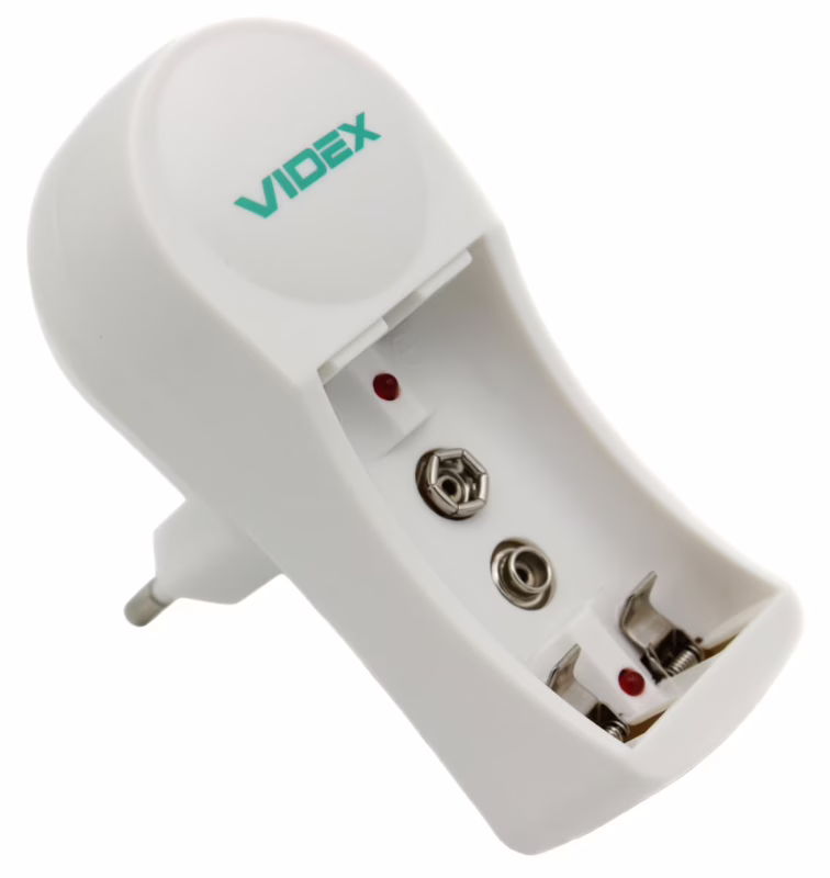 Зарядное устройство Videx N201, 2 × AA/AAA (R3/R6) + Крона 9V, 1.2V