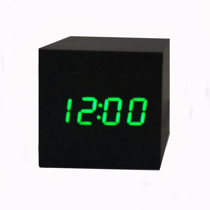 Электронные часы VST-869-1 Green, температура, подсветка