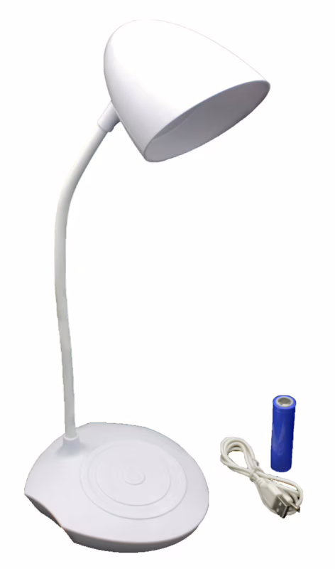 Настольная LED-лампа аккумуляторная JL-815A, 18650, Micro-USB