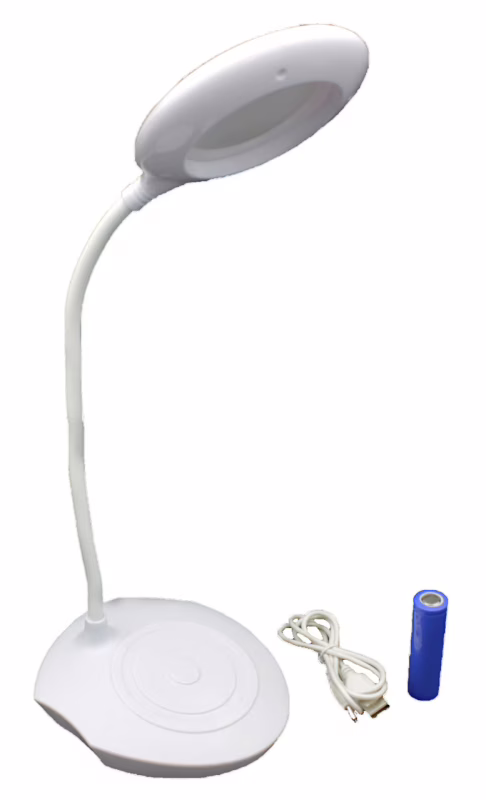 Настольная LED-лампа аккумуляторная JL-816A, 18650, Micro-USB, сенсорное управление