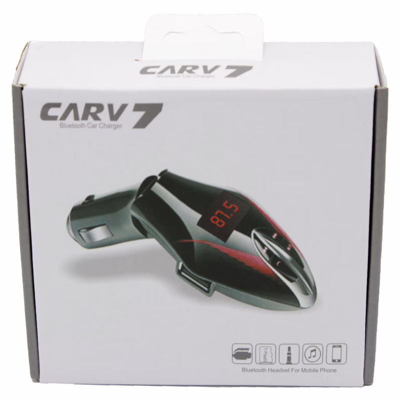 FM Модулятор для Авто CAR V7, Bluetooth, MP3, USB, AUX