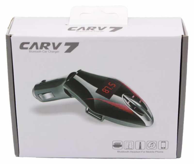 FM-трансмиттер Car V7, Bluetooth, MP3, USB, AUX