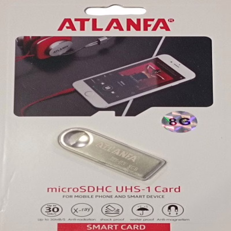 Флешка Atlanfa 8GB AT-U3. Гарантія 1 рік