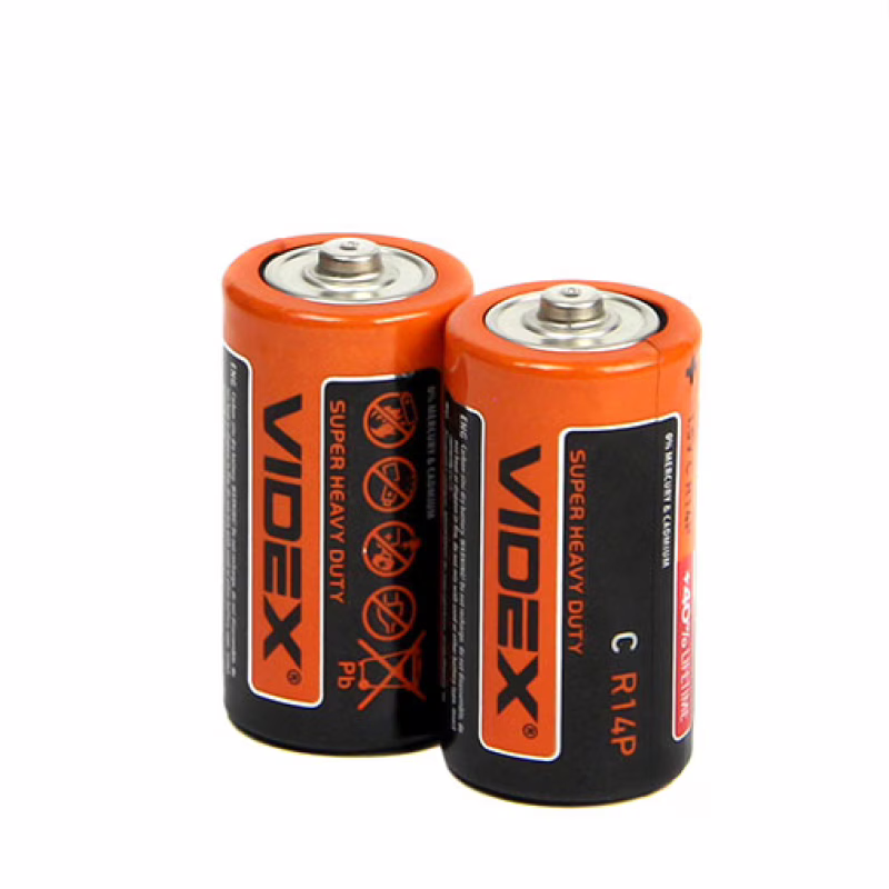 Батарейка Videx R14P (C) солевая
