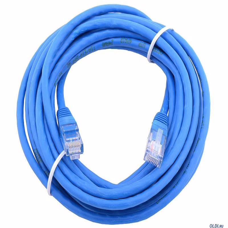 Сетевой кабель JXD 5 метров UTP 4, литой patch cord