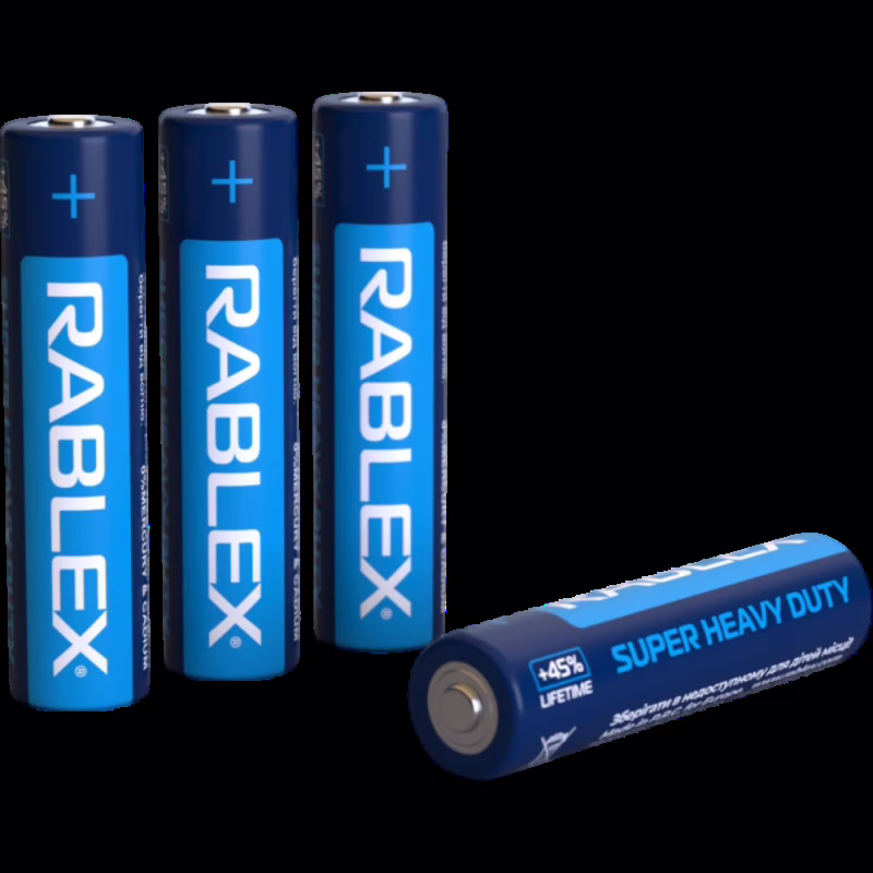 Батарейка Rablex R3 (AAA) Super Heavy Duty солевая (60 шт.)