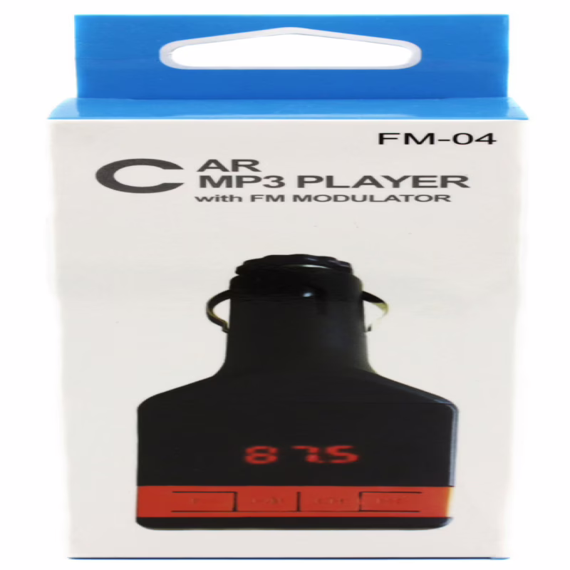 FM-модулятор FM-04 для автомобиля, Bluetooth, MP3, USB, AUX