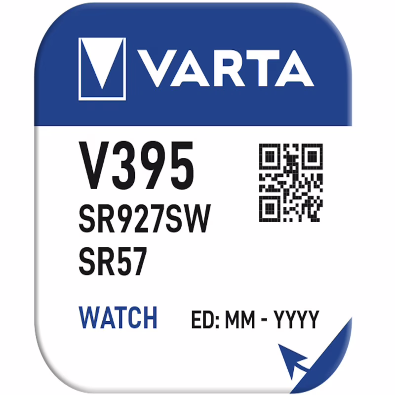 Батарейка Varta V395 (SR927W, D395, SR57, RW313) 1.55V